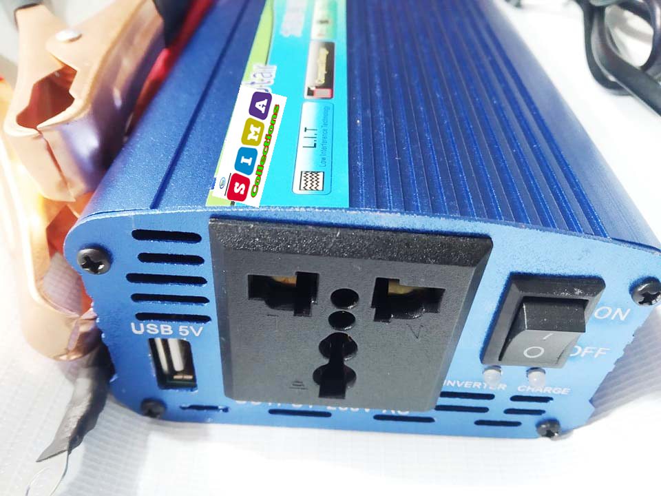 Picture of IPS Machine With Battery Charger Full Auto 1000 Watt DC 12V to AC 220V 10Amps - Blue