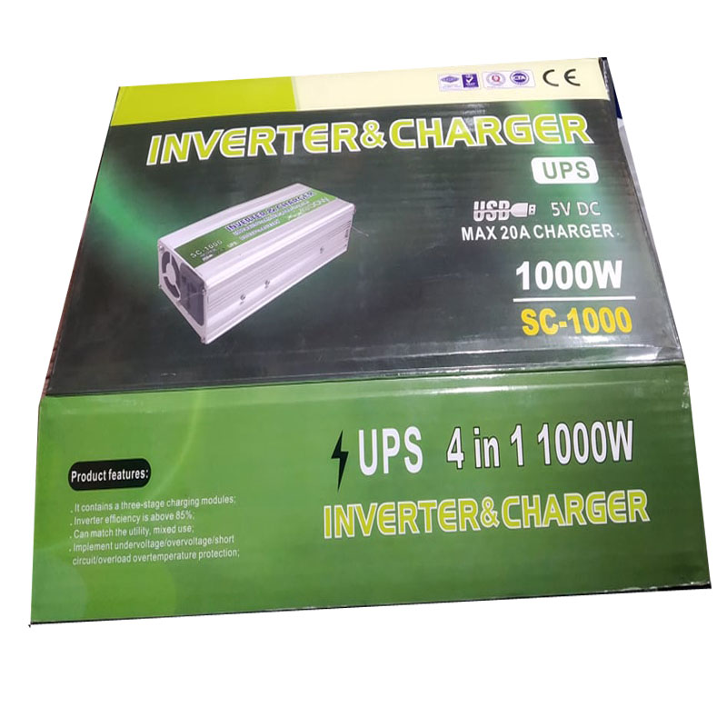 Picture of IPS Machine With Battery Charger Full Auto 1000 Watt DC 12V to AC 220V 10Amps - Green