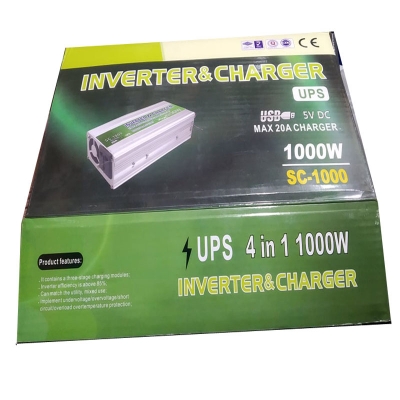 Picture of IPS Machine With Battery Charger Full Auto 1000 Watt DC 12V to AC 220V 10Amps - Green