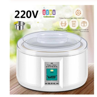 Picture of 1.5L 15W Automatic Yogurt Maker with Kitchen Appliances Liner Stainless Steel - Multicolor