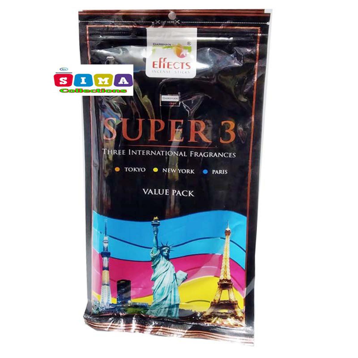 Picture of super 3 in1 Incense Stick 100grm - Multicolor