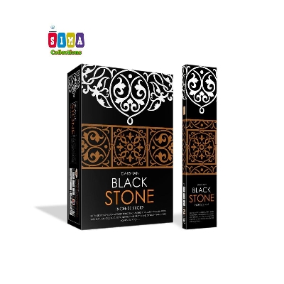 Picture of Darshan Black Stone Incense Sticks 60 pcs Agarbatti, - Multicolor