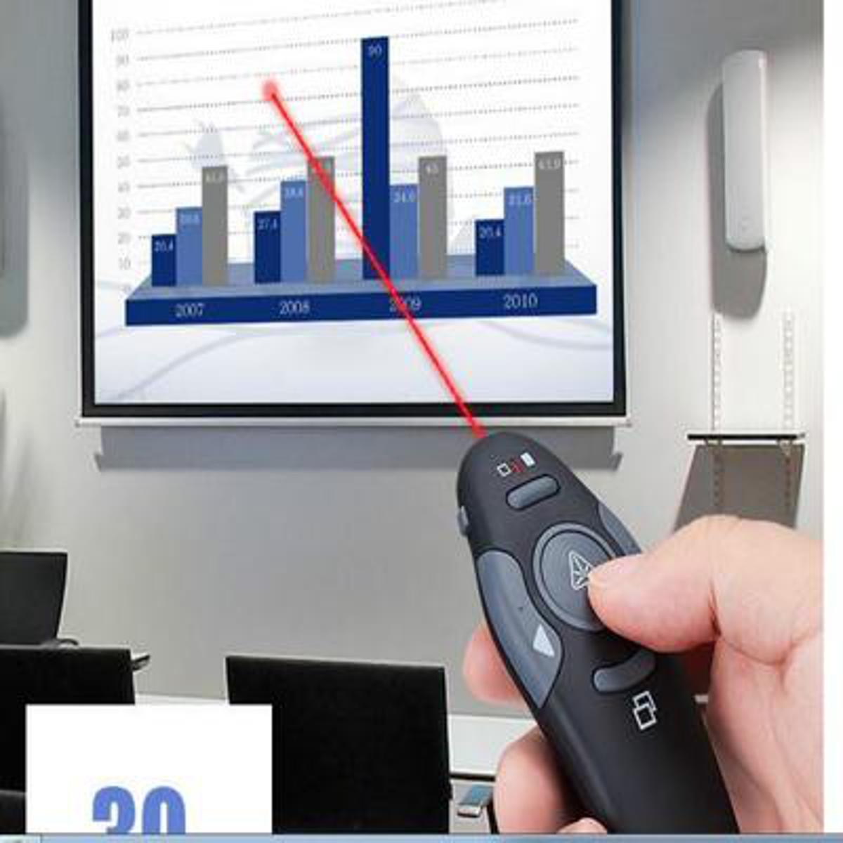Picture of Wireless Presenter with Laser Pointer - Black