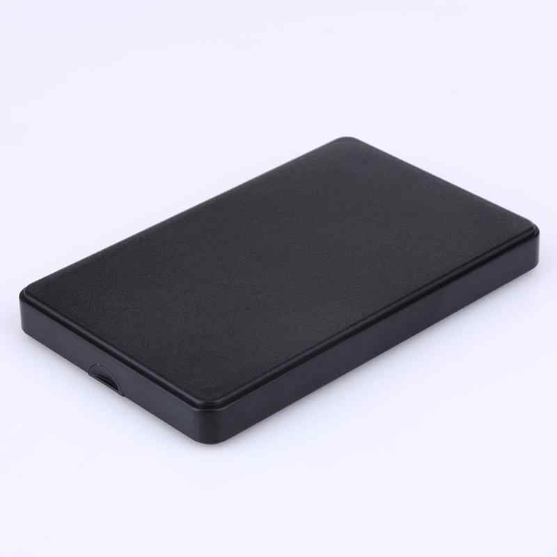 Picture of 2.5 Inch USB 2.0 Hard Drive Disk HDD External Enclosure Case (Multicolor) - Black