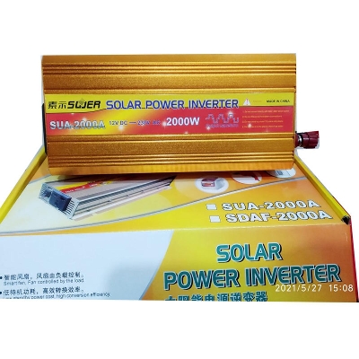 Picture of Solar Inverter / Power Inverter 2000 watt DC 12V To AC 220V Converter Best Quality - Multicolor