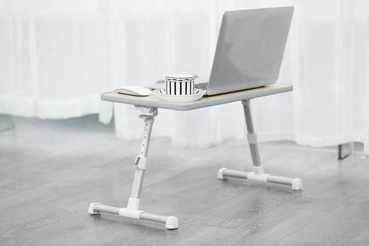 Picture of Laptop Table with Cooling Fan A8 (Gray) - Grey