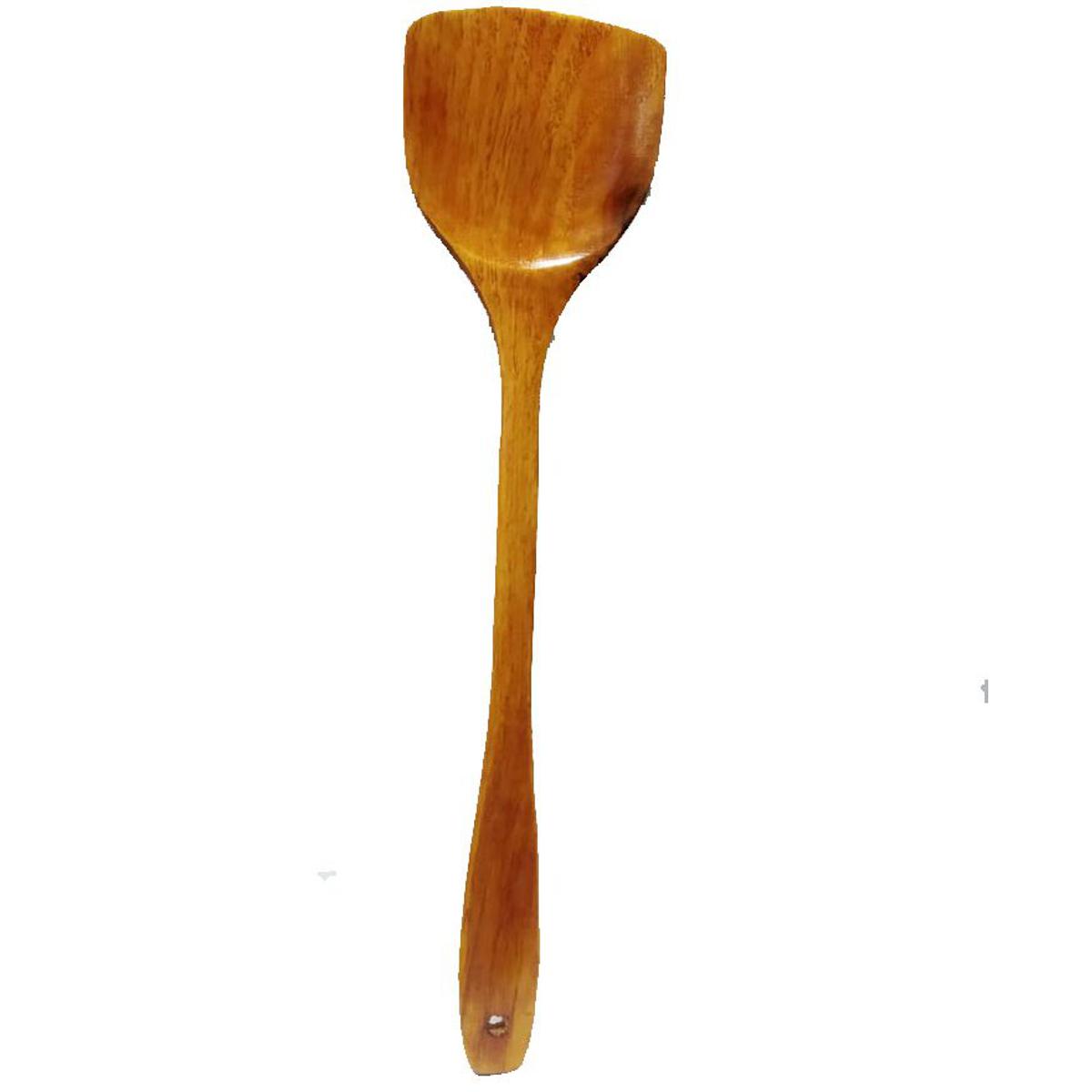 Picture of Wood Made Kitchen Cooking Spoon Set 1PCS(14inch) - Multicolor