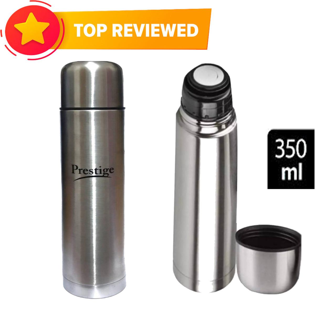 Picture of Prestige Premium Quality Stainless Steel Vacuum Flask For Hot And Cold Water Tea Coffee (350ML) - Silver
