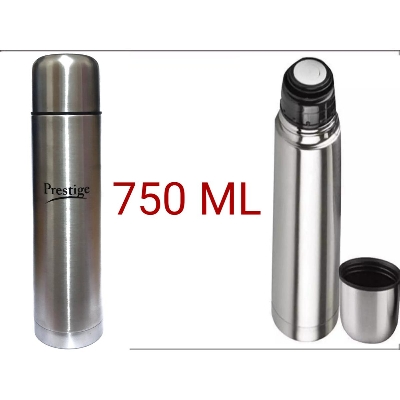 Picture of Prestige Premium Quality Stainless Steel Vacuum Flask For Hot And Cold Water Tea Coffee(750ml) - Silver