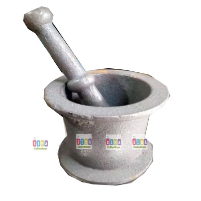 Picture of Mortar & pestle/ Hamam dista/ kahail siya - size 3.5inch cups - Multicolor