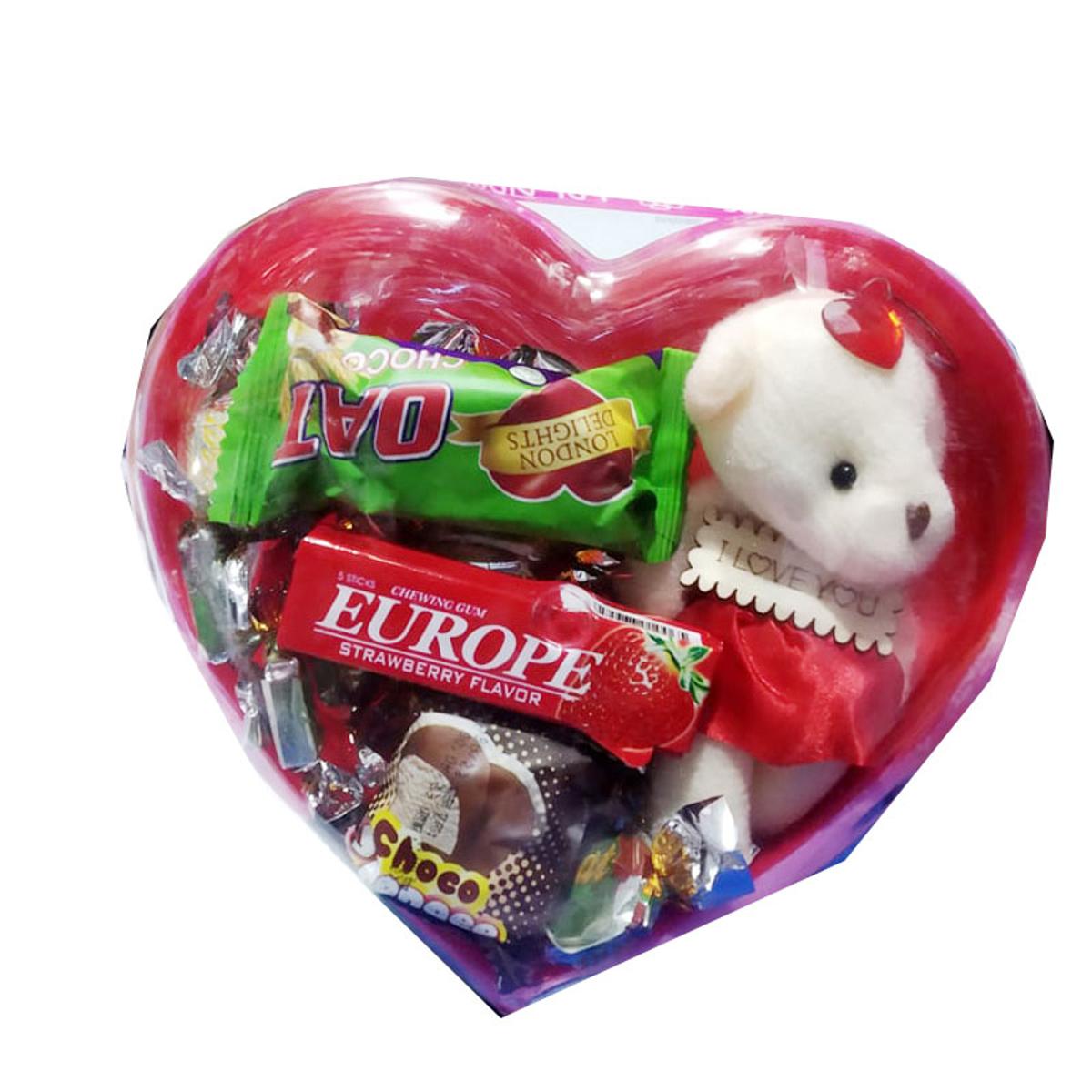 Picture of Candy Love Box.Beauty Love Box For Gift. - Chocolate