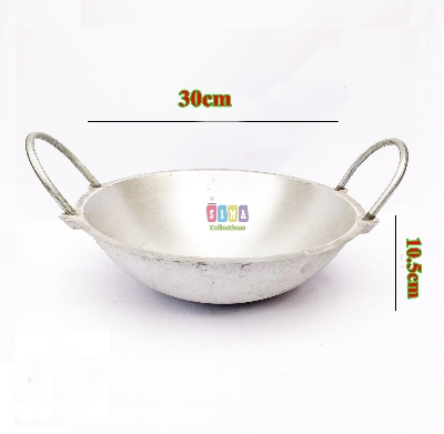 Picture of Casting Kadai Silver-30cm- 740 gm - Silver