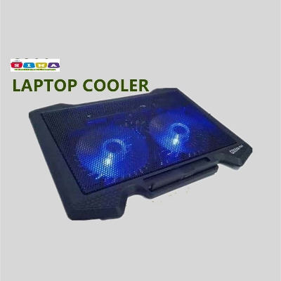 Picture of Laptop Cooler With Dual Fan And LED Light - Black