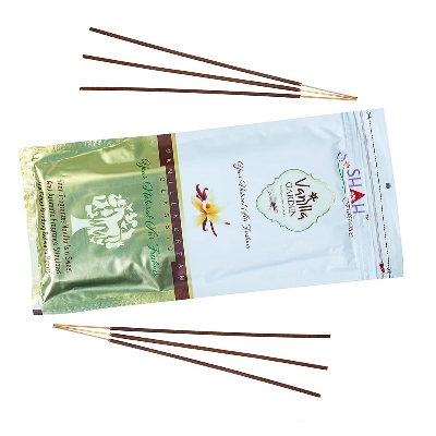 Picture of Vanilla Garden Incense Stick / Agarbatti Stick - 130 gram Zipper Pack - Multicolor