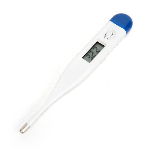 Picture of Digital Thermometer 1.55V LCD - White