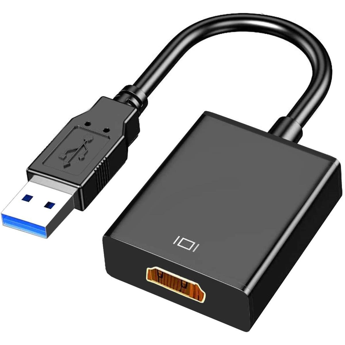 Picture of USB to HDMI display adapter, black - Black