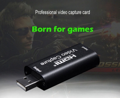 Picture of Video Capture Card USB  2.0 to HDMI female Video card - Black