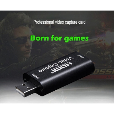 Picture of Video Capture Card USB  2.0 to HDMI female Video card - Black