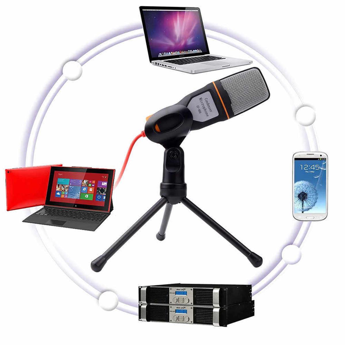 Picture of Condenser Microphone with stand - Microphone - Microphone - Microphone - Black