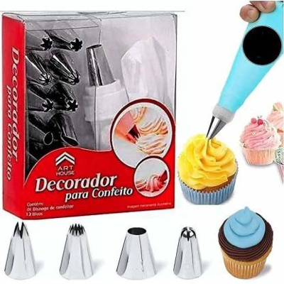 Picture of Cake Decoration Nozzle Set (15 pcs) - Multicolor
