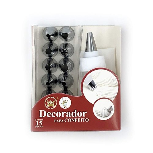 Picture of Cake Decoration Nozzle Set (15 pcs) - Multicolor