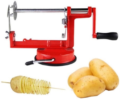 Picture of Potato Spiral Cutter and Slicer - Red