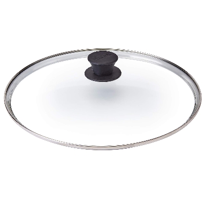 Picture of Glass Lid 28cm Tempered Replacement Cover - Oven Safe for Skillet Pots Pans: Universal for all Cookware: Cast Iron, Stainless, Non-Stick - Multicolor