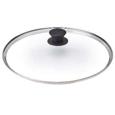 Picture of Glass Lid 28cm Tempered Replacement Cover - Oven Safe for Skillet Pots Pans: Universal for all Cookware: Cast Iron, Stainless, Non-Stick - Multicolor