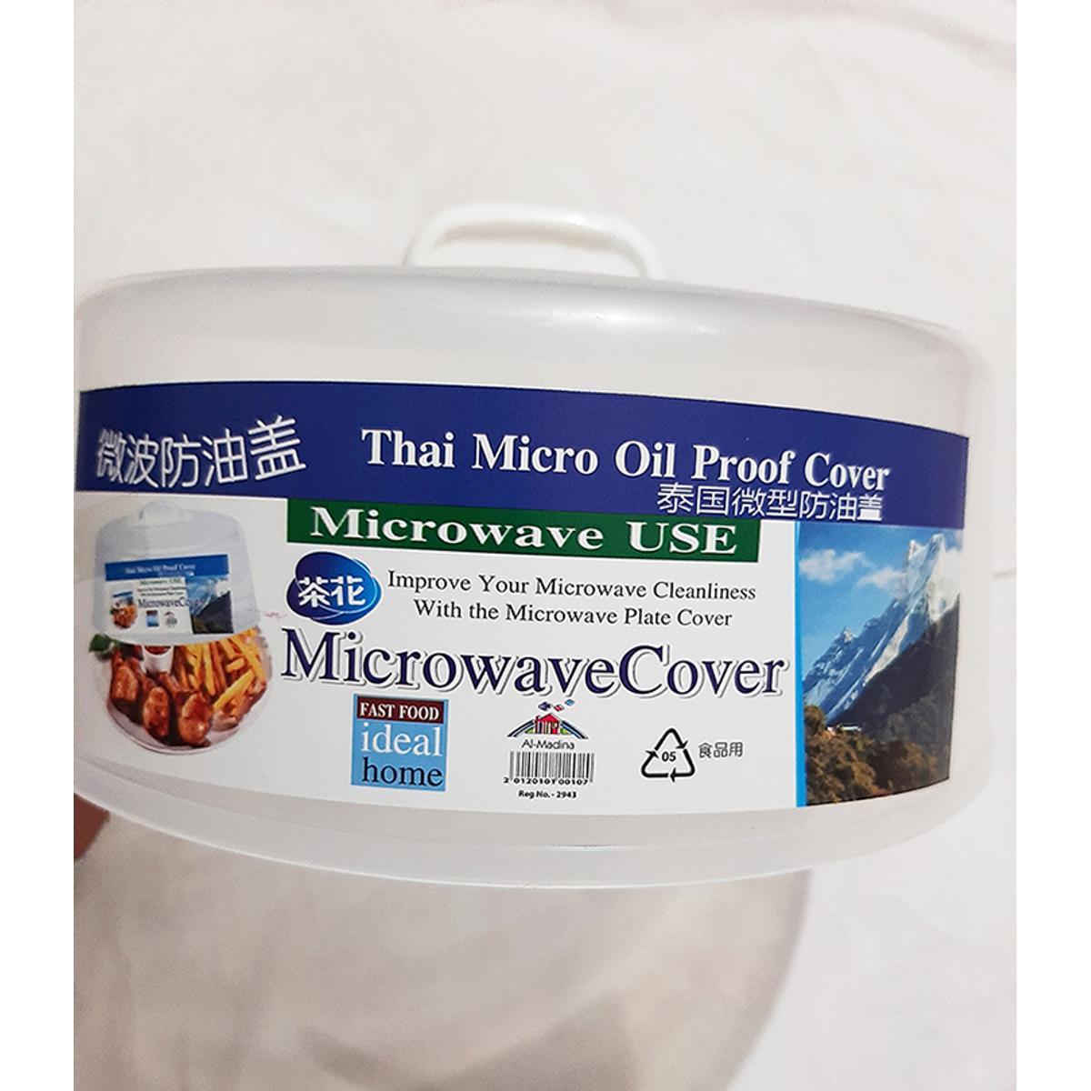 Picture of MICROWAVE FOOD COVER / Thai Micro oil proof cover Non Stick Plastic Clear Dish - Multicolor