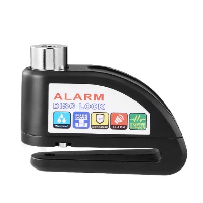 Picture of Alarm Disc Lock, Bike Lock, Motorcycle Lock - China Safe Lock, Key Lock - Black