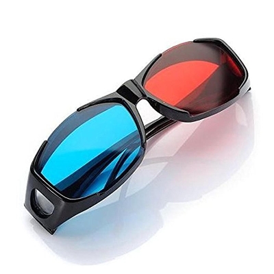 Picture of 3D Glasses Direct-3D Glasses - Nvidia 3D Vision Ultimate Anaglyph 3D Glasses - Multicolor