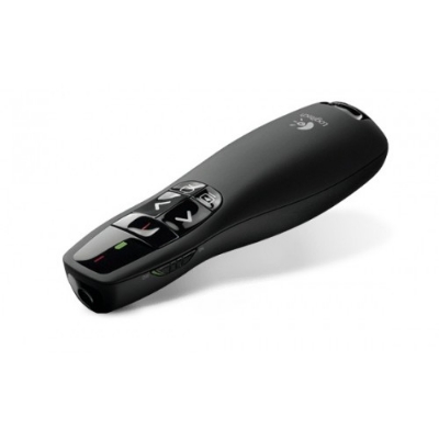 Picture of Wireless Presenter R400 / Laser Pointer Wireless Presenter Laser Pointer Slide Changer Powerpoint Remote Presenter Pointer - Laser Light - Black