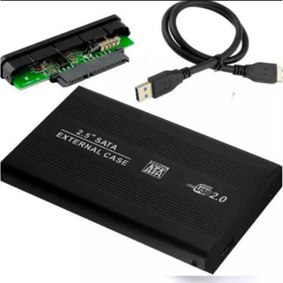 Picture of USB 2.0 2.5inch SATA External Box Hard Disk Driver HDD / SSD Case only for laptop hdd - Multicolor