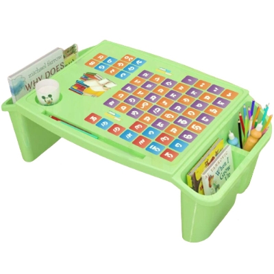 Picture of Baby/Kids Writing Table / Study Table Baby Snack Table/ Storage Box Plastic - Green
