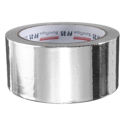 Picture of 2 Inch ALUMINIUM Foil Tape Silver Tape 2″ Inch 50mm Aluminum Foil Tape Aluminum Tape Heat Resistant Silver Duct Tape High Temperature Aluminum Foil Tape Adhesive Tape - Silver