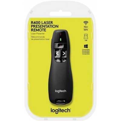 Picture of Logi R500 Red Laser Wireless Presenter - Black