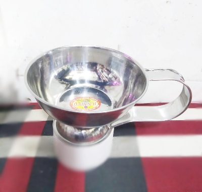 Picture of Stainless Steel Incense Dhup Burner Pot with Handle, 5 Inch, Ideal for Dhoop and Kaphoor Fragrances - Silver