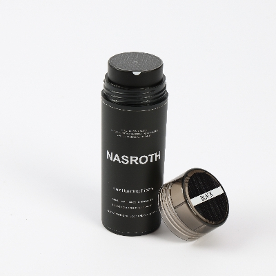 Picture of NASROTH Hair Building Fibers Black 27.5g – Instant Hair Thickener for Men & Women – Conceals Thinning Hair & Bald Spots – Hair Loss Concealer Powder for Fuller, NASROTH Keratin Hair Fibers