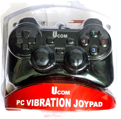 Picture of UCoM - PC Vibration JoyPad/usb Game Pad for pc and Laptop - Black