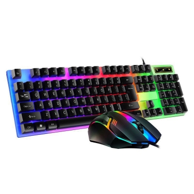 Picture of Rgb Gaming Keyboard & Mouse Set - Elevate Your Gaming Experience With Rgb Keyboard And Mouse - Black