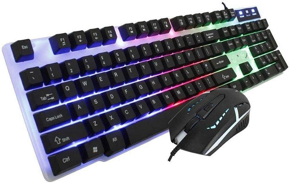Picture of Rgb Gaming Keyboard & Mouse Set - Elevate Your Gaming Experience With Rgb Keyboard And Mouse - Black