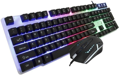 Picture of Rgb Gaming Keyboard & Mouse Set - Elevate Your Gaming Experience With Rgb Keyboard And Mouse - Black
