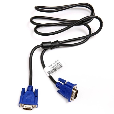 Picture of VGA cable 1.5m VGA cable 3 + 6 computer with TV high-definition cable video cable projector data cable wholesale - Black
