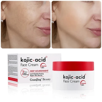 Picture of Guanjing Beauty Kojic Acid Face Cream 50g - Kojic Acid 7 Days Whitening Skin Care