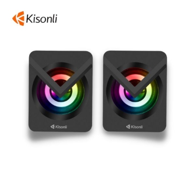 Picture of KISONLI L-1040 MULTIMEDIA MINI LED SPEAKER - Black