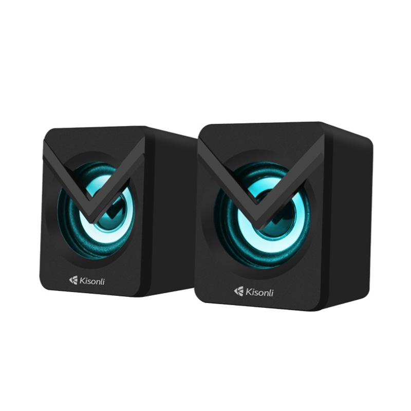 Picture of KISONLI L-1040 MULTIMEDIA MINI LED SPEAKER - Black