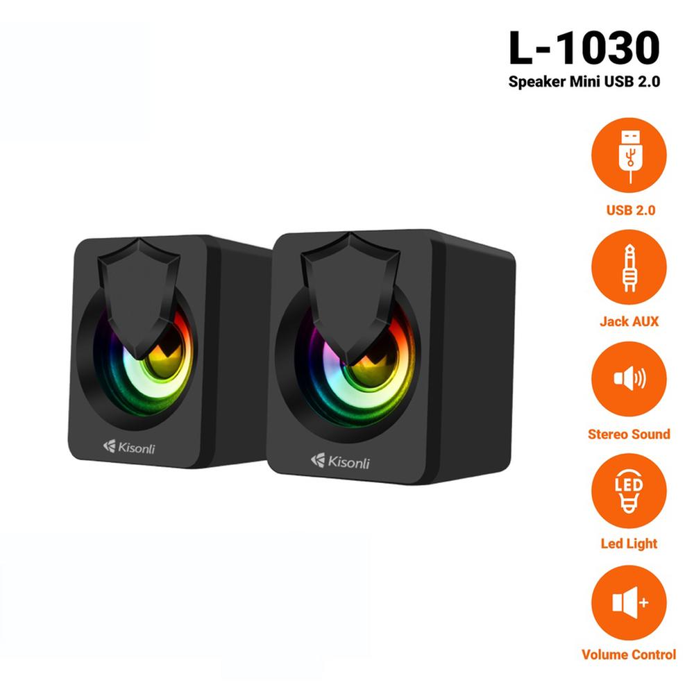 Picture of Kisonli L1030  Mini Usb Speaker - Black