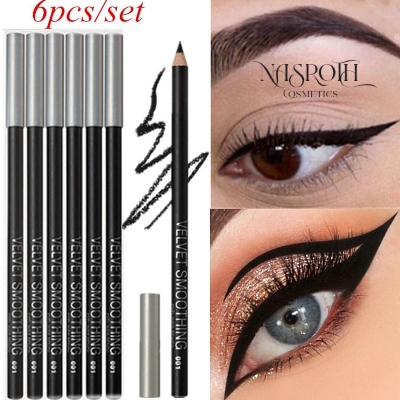 Picture of MENOW Black Eyeliner Pencil Kajal - mn black eyeliner pencil kajol - 3pcs