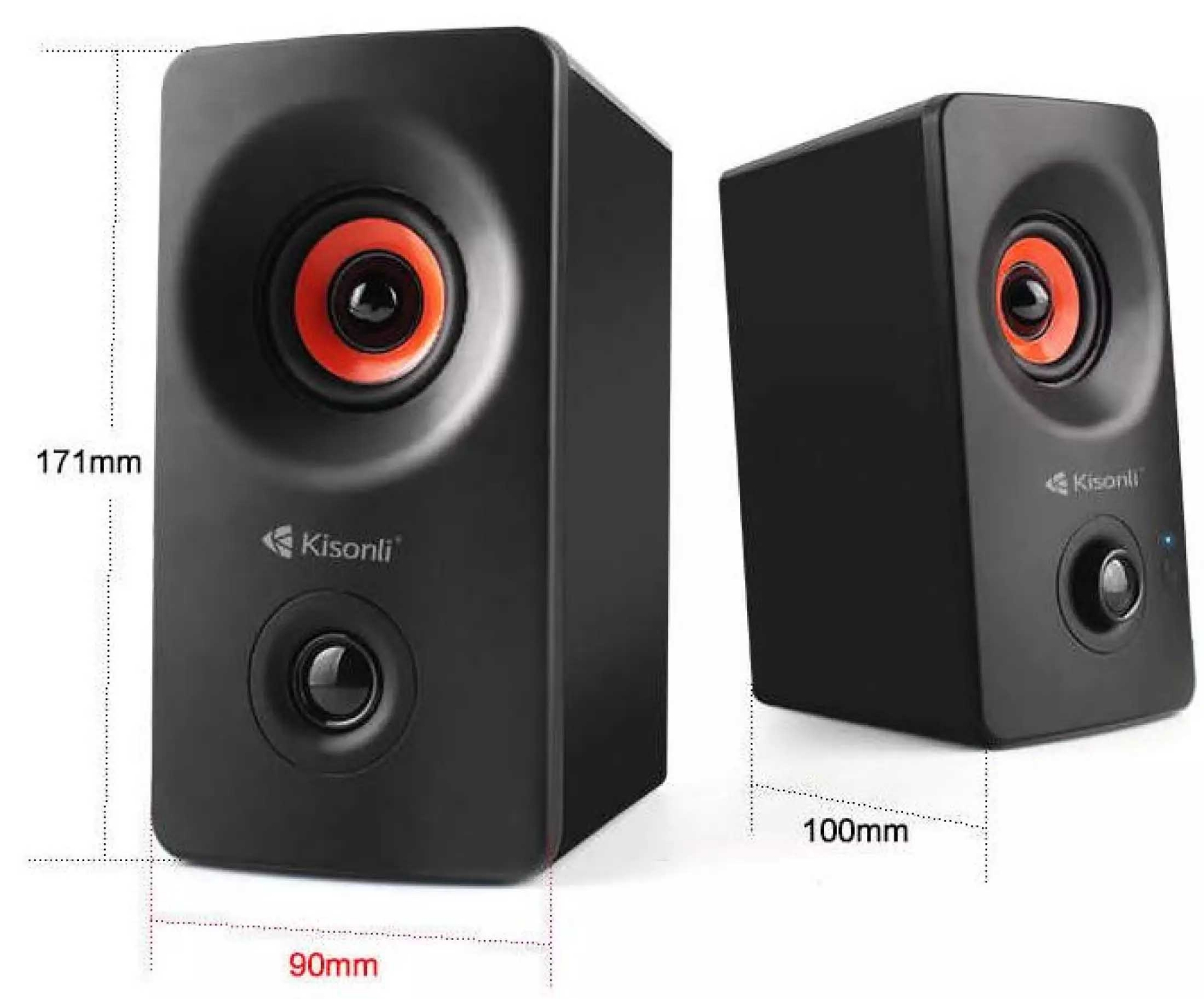 Picture of KISONLI AC-9002BT Bluetooth Super Bass Multimedia Speaker for Computer/Laptop
