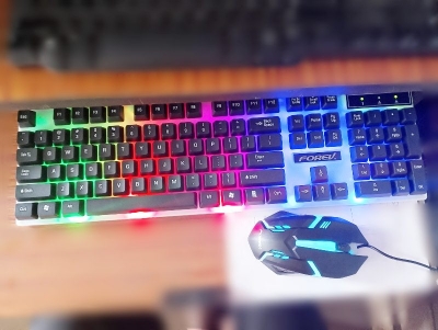 Picture of RGB Gaming Keyboard & Mouse Set - Black